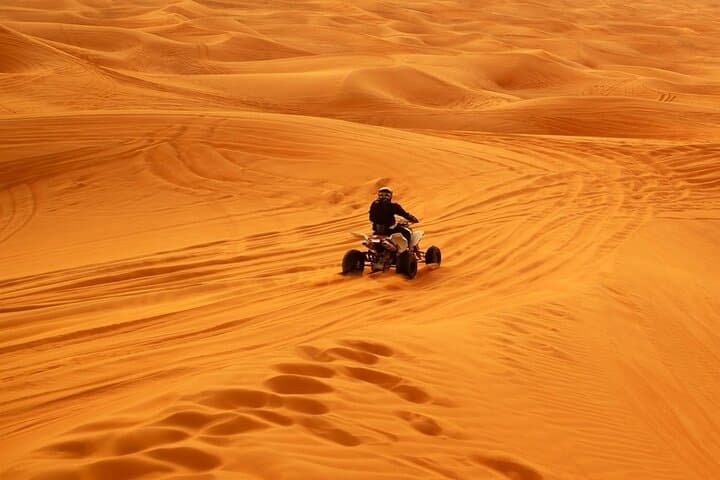 Private Dubai Desert Safari with Quad Bike & 4x4 Dune Bashing photo 3