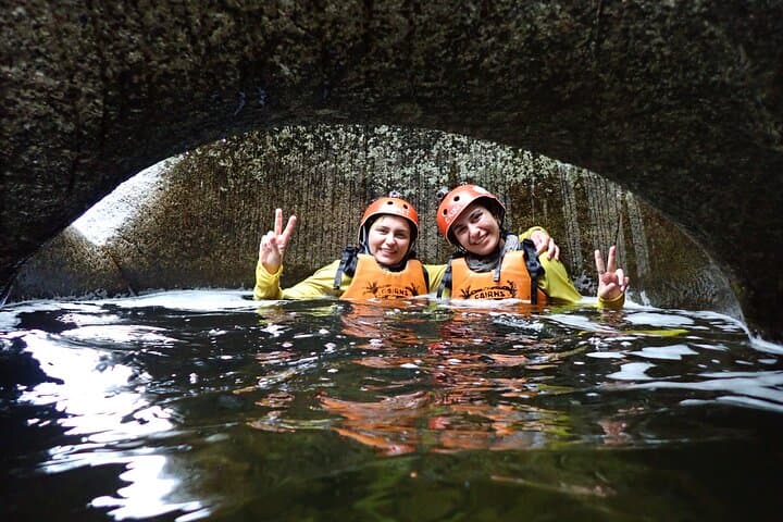 Crystal Canyon Canyoning: Abseils, Jumps and Pools at Crystal Cascades photo 4