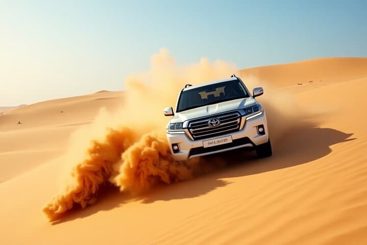Dubai Morning Desert Safari: Quad Biking and Camel Riding in the Red Dunes