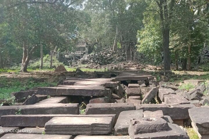 Trek and Overnight at Preah Khan Kompong Svay — Remote Temples & Jungle Sleep