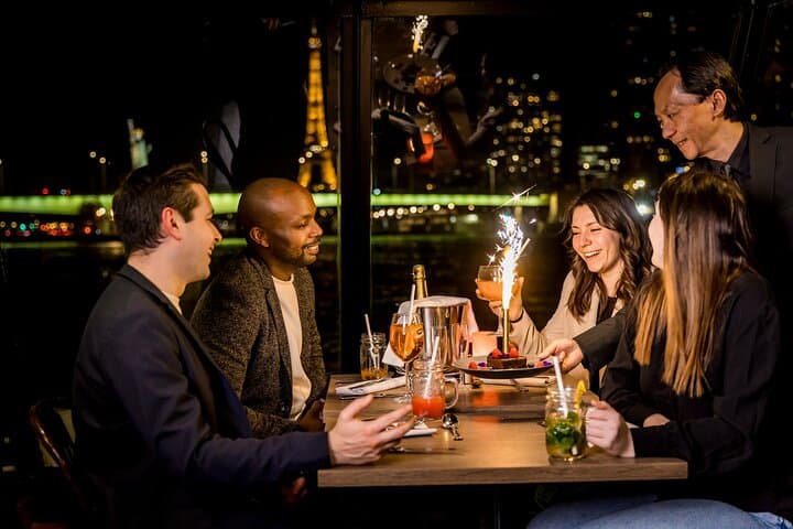 Seine Gourmet Dinner Cruise: 3-Course Paris River Experience