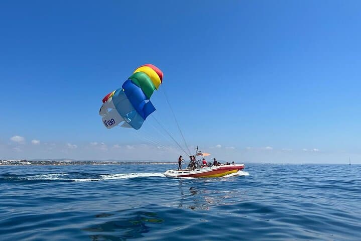 Soar Above the Algarve: Parasailing from Albufeira Marina