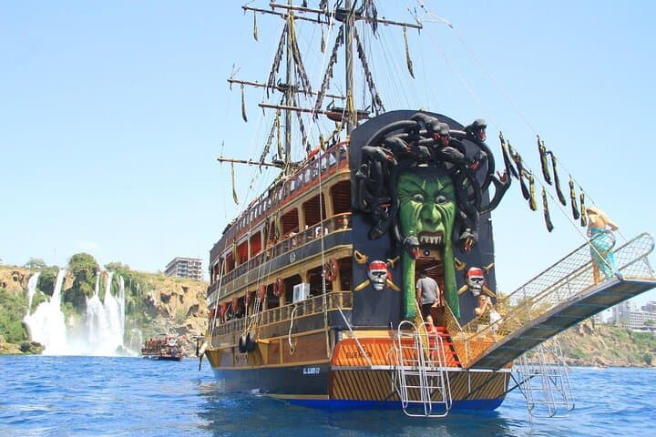 Pirate-Ship Cruise to Düden Waterfalls & Swim Stops from Antalya photo 5