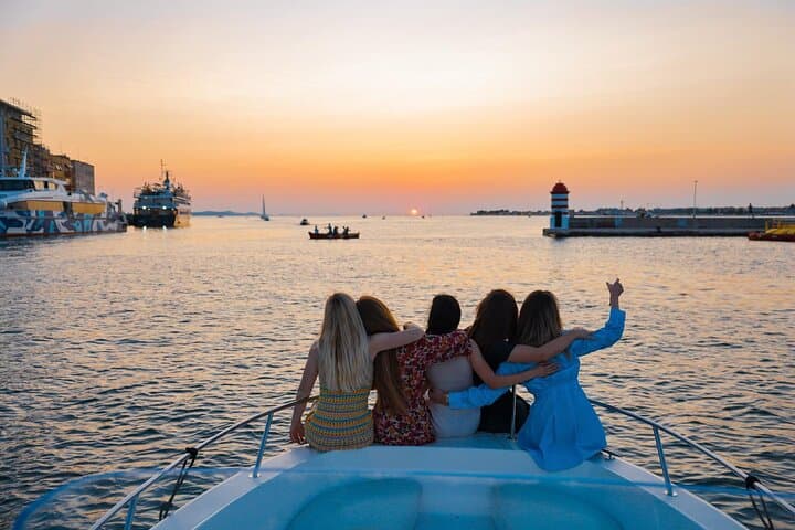 Zadar Private Sunset Cruise with Champagne from Foša Harbor photo 2