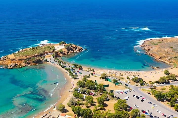 Crete Swim & Stroll: Agii Apostoli Beach & Chania Old Town Private Half-Day