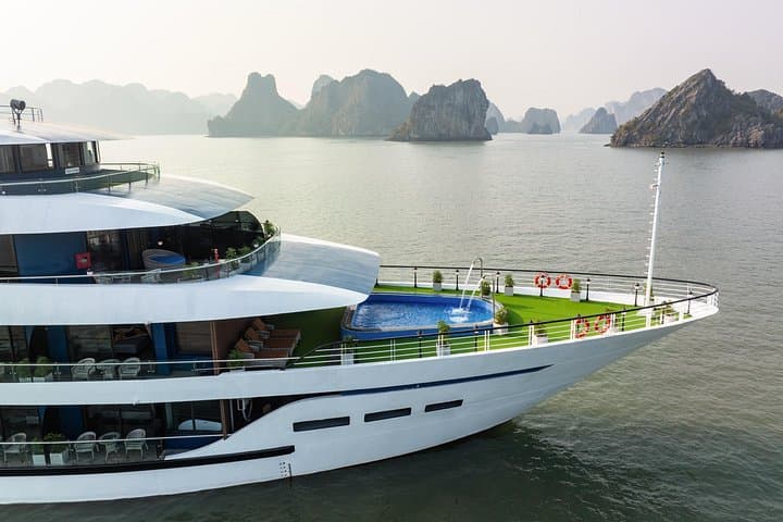 2-Day 5-Star Halong & Lan Ha Bay Cruise from Hanoi — Balcony Cabin, Kayaking & Cooking Class photo 3