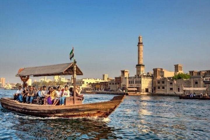 Explore Old Dubai: Al Fahidi Quarter, Gold & Spice Souks and Abra Ride