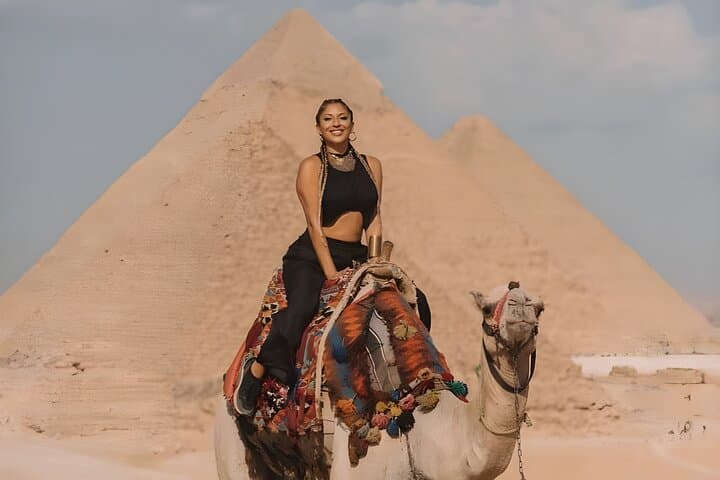 Half-Day Giza Pyramids & Sphinx Private Tour — Great Pyramid, Camel Ride & Koshari Lunch
