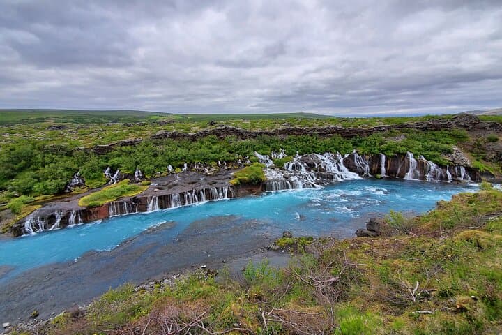 Silver Circle Private Day Tour from Reykjavík — Hraunfossar, Deildartunguhver & Glacier Options photo 4