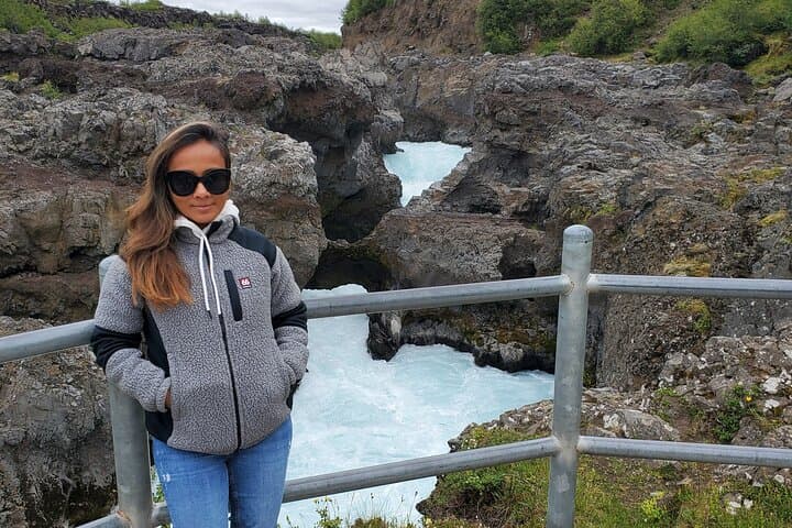 Silver Circle Private Day Tour from Reykjavík — Hraunfossar, Deildartunguhver & Glacier Options photo 2