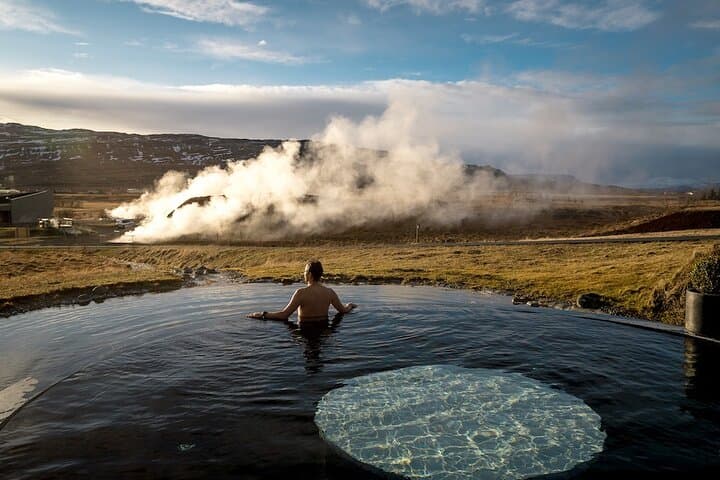 Silver Circle Private Day Tour from Reykjavík — Hraunfossar, Deildartunguhver & Glacier Options