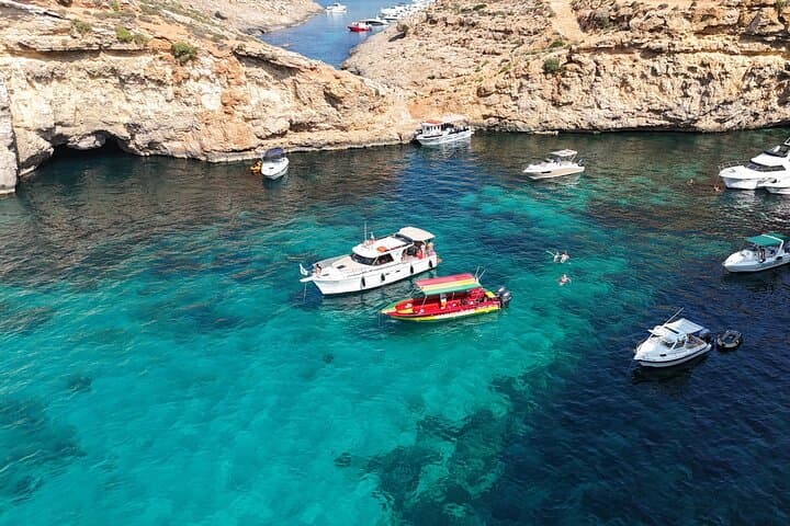 Private Speedboat to Blue Lagoon & Crystal Lagoon — 3-Hour Comino Boat Charter photo 6