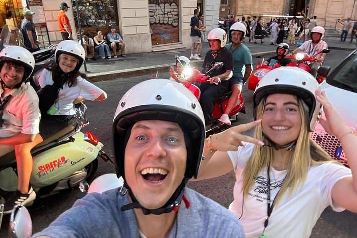 Rome Vespa Sidecar Tour with Gelato — 3-Hour Private Ride Through Historic Streets photo 2