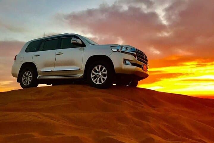 Private Dubai Desert Safari with BBQ Dinner & Dune Bashing (Up to 6)