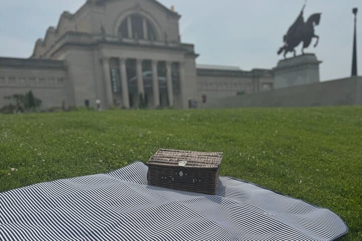 Gourmet Forest Park Picnic for Two: Art Hill Baskets & St. Louis Flavors