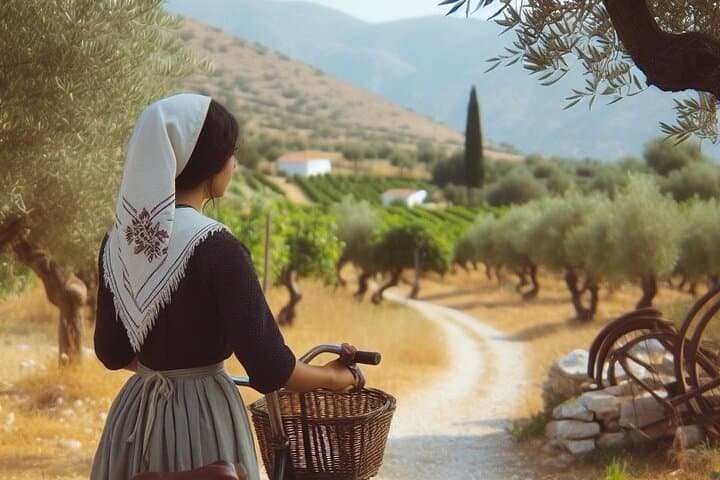 Soulouksina Cultural E-Bike Tour in Crete's Pediada Valley