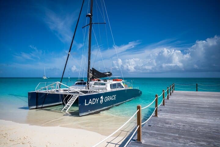 Grace Bay Luxury Catamaran Reef Snorkel Sail in Providenciales