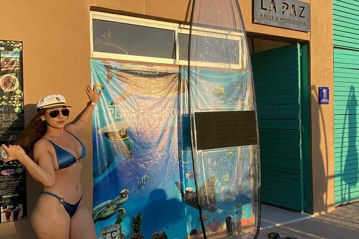 Transparent Kayaks & Paddleboards at La Paz’s Coromuel Beach photo 5