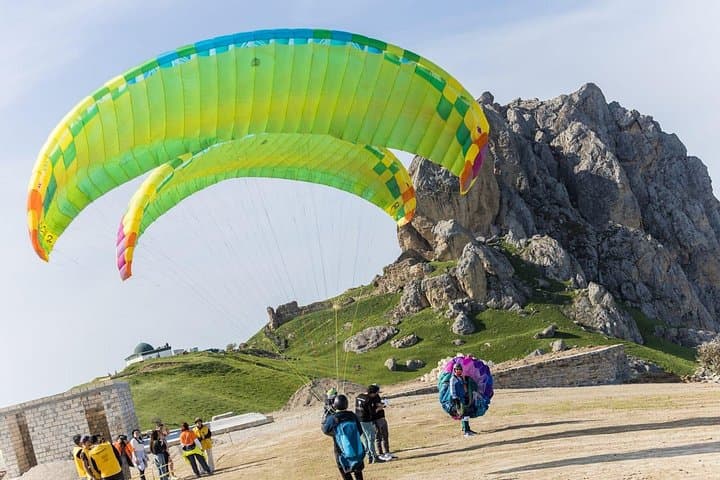 Tandem Paragliding Over Beshbarmag Mountain — Flights from Baku photo 2