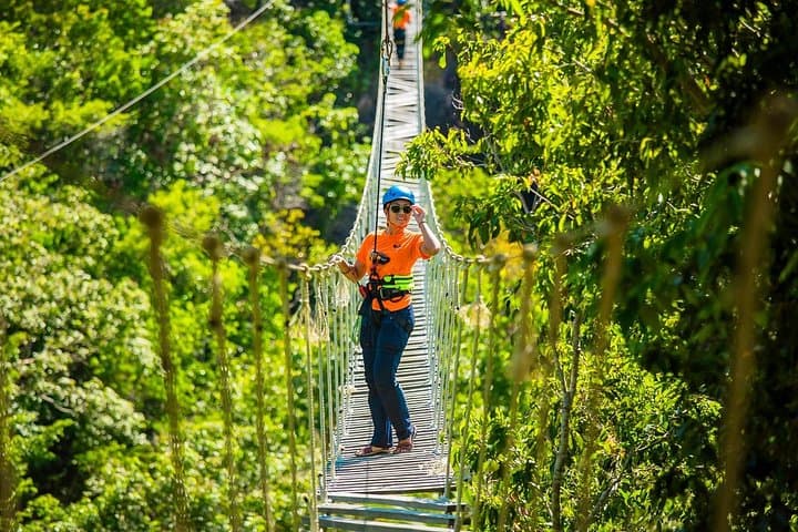 Koh Phangan Zipline Adventure: Via Ferrata, Sky Bridge & Wang Sai Waterfall Views photo 4