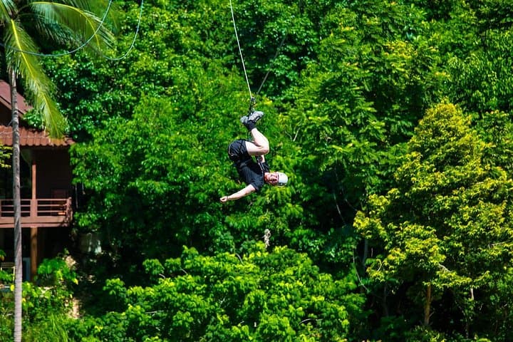 Koh Phangan Zipline Adventure: Via Ferrata, Sky Bridge & Wang Sai Waterfall Views photo 3