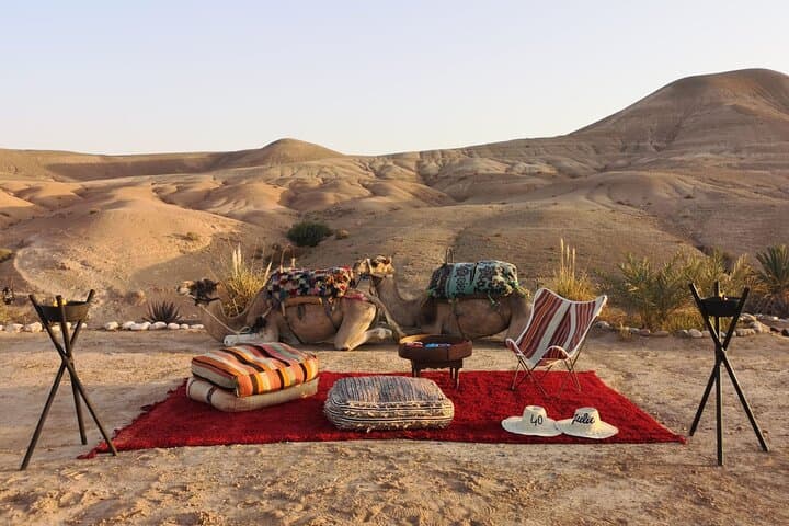 Agafay Desert Sunset: Camel Ride, Quad and Berber Dinner Near Marrakech photo 3