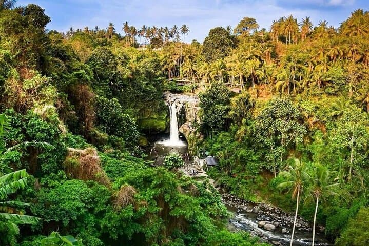 Bali in a Day: Waterfall, Mount Batur Views & Toya Devasya Hot Springs