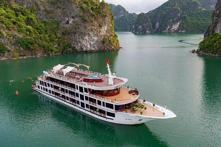 Aspira 5-Star Cruise: 2-Day Ha Long & Lan Ha Bay Luxury Cruise from Hanoi photo 1
