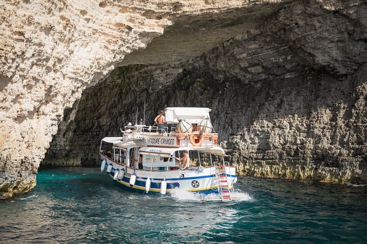 Half-Day Comino Cruise: Blue Lagoon, Crystal Lagoon & Sea Caves from Ċirkewwa photo 5