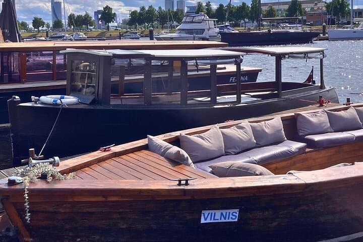 Riga Canal and Daugava Boat Tour: 50-Minute Sightseeing Cruise with Audio Guide photo 3