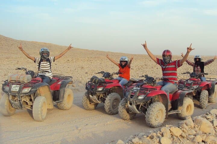 Hurghada Desert ATV Adventure with Bedouin Dinner and Night Show photo 5