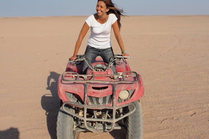 Hurghada Desert ATV Adventure with Bedouin Dinner and Night Show photo 6