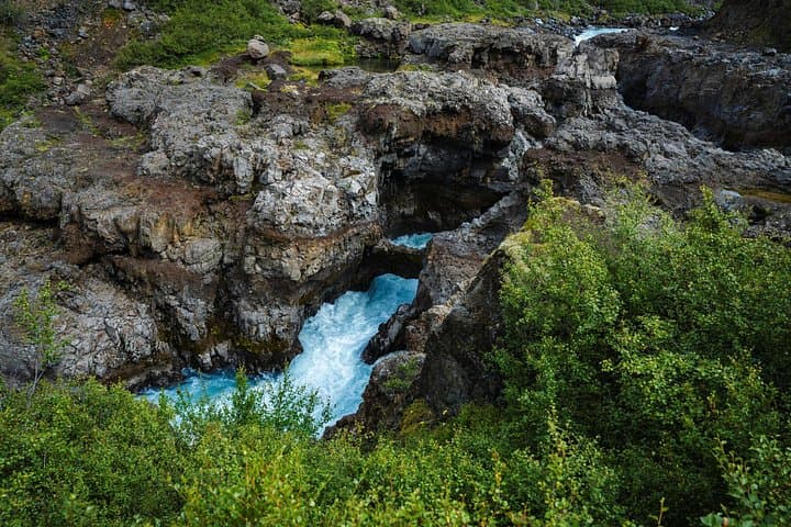 West Iceland Silver Circle: Hraunfossar, Langjökull Ice Tunnel & Lava Cave Day Tour photo 2