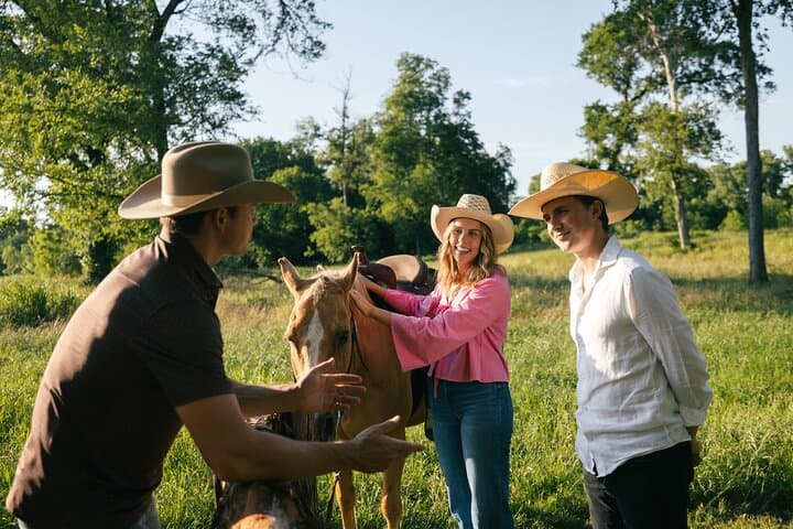 Sunset Horseback Ride at Brazos Bluffs Ranch — Waco Scenic Trail Ride photo 4