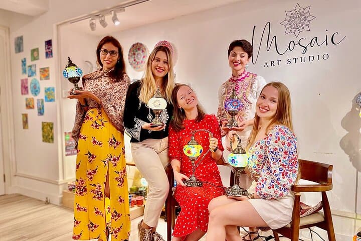 Turkish Mosaic Lamp Workshop in Manhattan — Hands-On Art Class in the Garment District photo 2