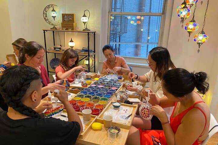 Turkish Mosaic Lamp Workshop in Manhattan — Hands-On Art Class in the Garment District photo 3