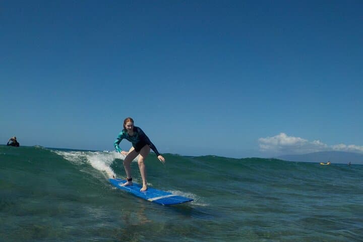 Private Surf Lesson at Ukumehame Beach — Maui One-on-One Longboard Instruction photo 2