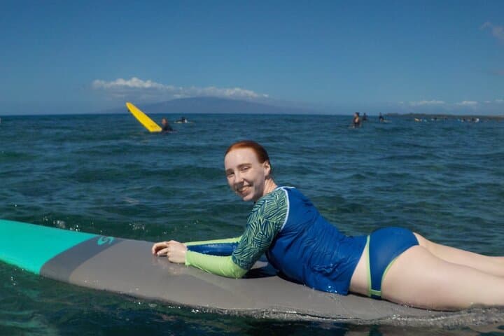 Private Surf Lesson at Ukumehame Beach — Maui One-on-One Longboard Instruction photo 3