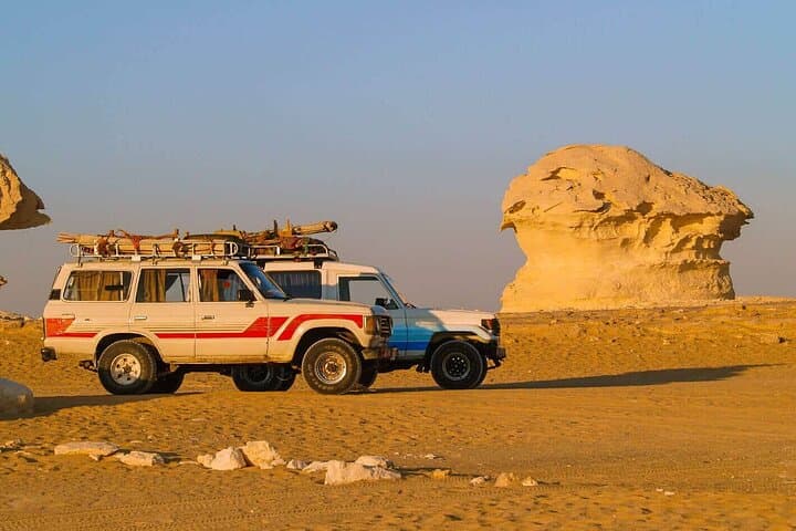 White & Black Desert Overnight: 2-Day Farafra Camping Expedition from Cairo