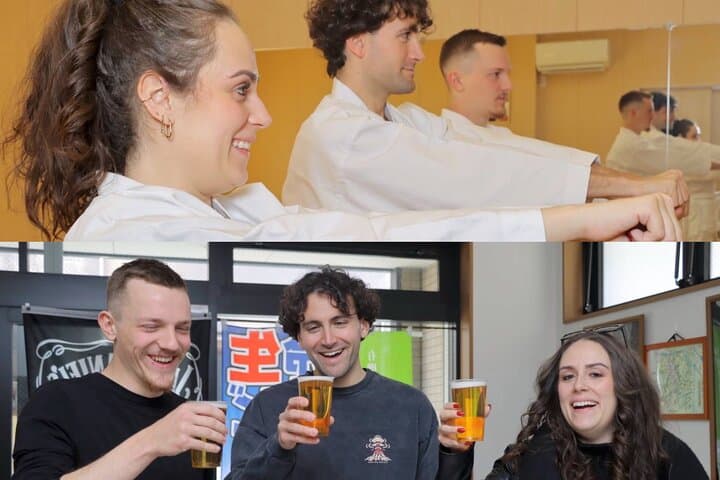 Tokyo Karate Dojo Experience at Soshikan — Beginner Training and Post-Class Sake