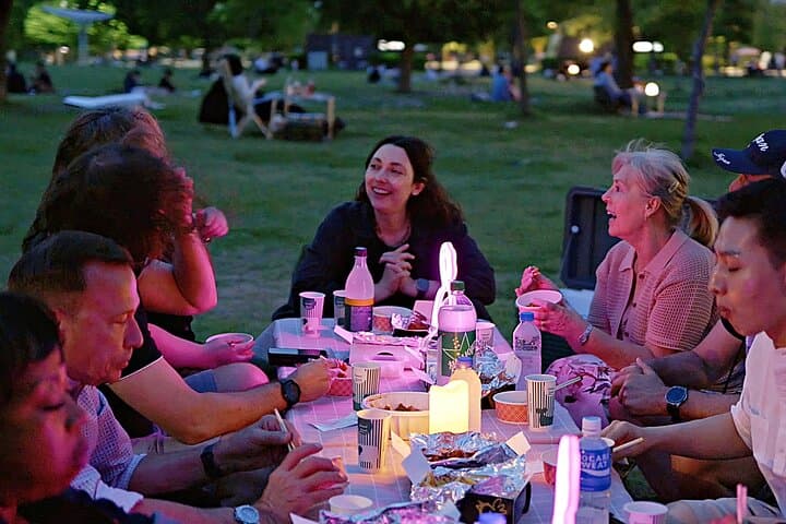 Seoul Han River Night Cruise, Riverside Picnic & Korean Games Evening