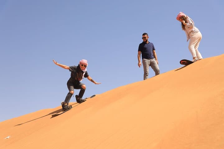 Luxury Evening Desert Safari in Dubai — VIP 4x4 Dune Bashing & Lakeside Desert Camp photo 3