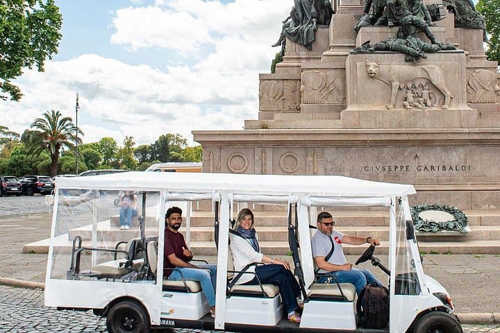 Rome Golf Cart Tour: Private Piazzas, Fountains, Monuments & Basilicas
