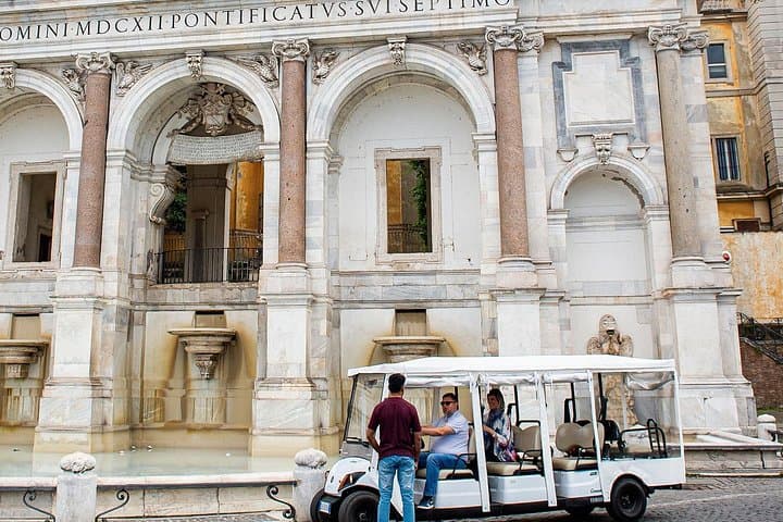 Rome Golf Cart Tour: Private Piazzas, Fountains, Monuments & Basilicas photo 3
