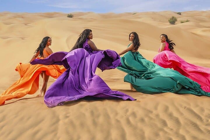 Flying Dress Photoshoot Dubai: Desert, Beach & Skyline Editorial Session photo 6