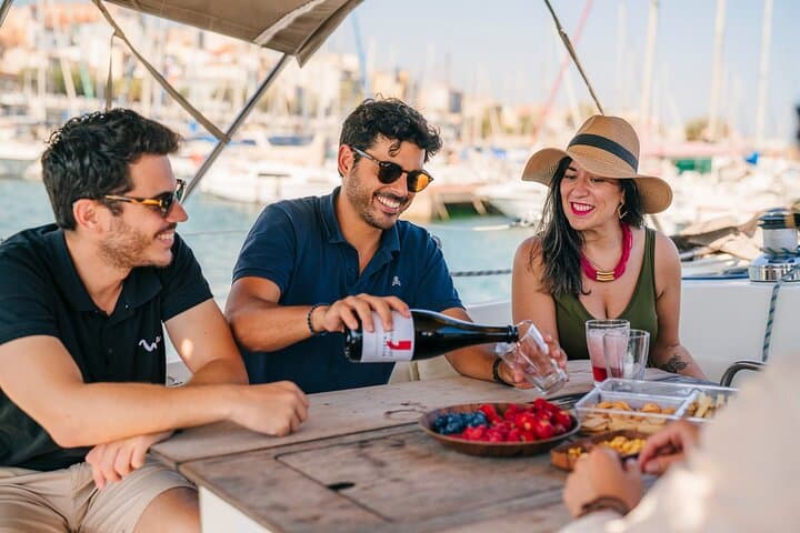 Sail from Barcelona to Alella: Coastal Sailing and 14th‑Century Winery Tasting photo 4