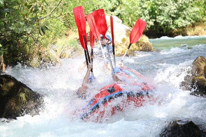 Cetina River Rafting: 2.5-Hour Guided Canyon Run with Cliff-Jumping