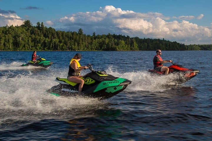 Jetski on Lac-des-Pages: SEA-DOO Laurentians Lake Adventure