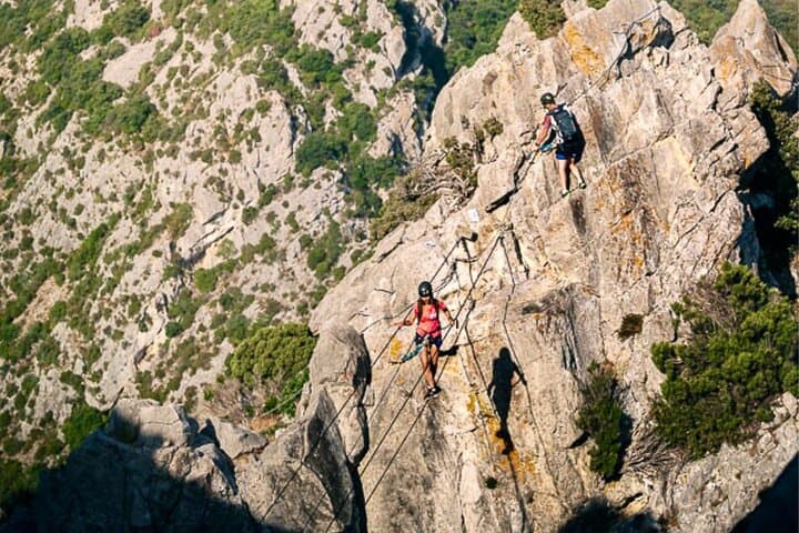 Panoramic Via Ferrata in the East Pyrenees — Agly Valley Aerial Route photo 4