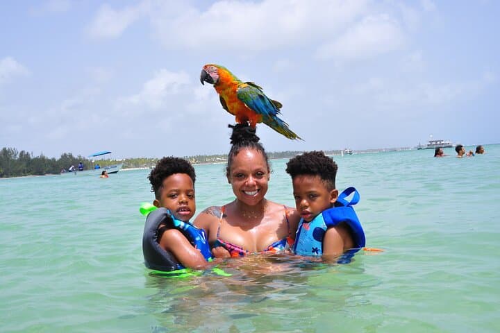 Glass-bottom boat and snorkel tour to Punta Cana's natural pool photo 2